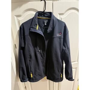 Southwest Airlines Softshell Jacket Men’s XS Navy Cintas Full Zip Lightweight